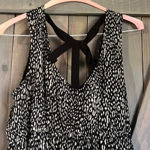 Black & Tan high/low dress